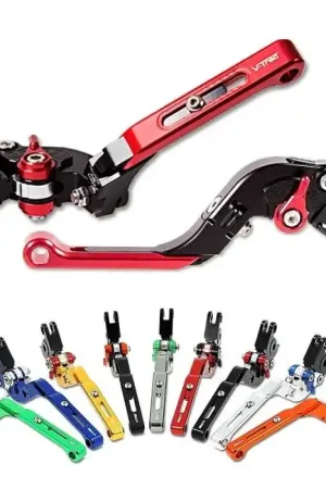 Gratis Verzending Remhendel en Koppelingshendel Vario 3 compatibel met Honda X-11 / X-Eleven 99-03 V-Trec Hendelset opvouwbaar en lengte verstelbaar