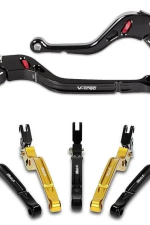 Remhendel en koppelingshendel Set VX compatibel met Honda NC 750 S 16-20 V-Trec Hendelset verstelbaar Gratis Retour