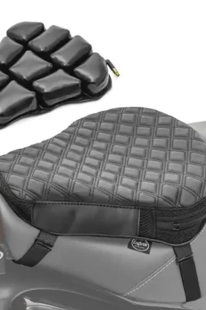 Motor lucht zadelkussen compatibel met Honda Rebel 1100 / 500 CMX Zitkussen Craftride Custom Air M Luxe