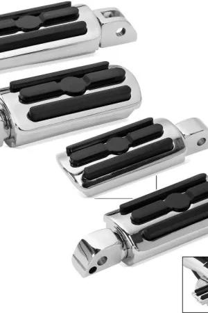 Set: Voetsteunen bestuurder + Voetsteunen passagier passend voor Harley Davidson Softail 18-25 SF5 Bestel Nu