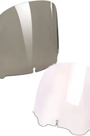 Set: Windscherm 12 5" passend voor Harley Davidson Electra-Street Glide 96-13 lamp rook + Windscherm duidelijk Direct Verzonden