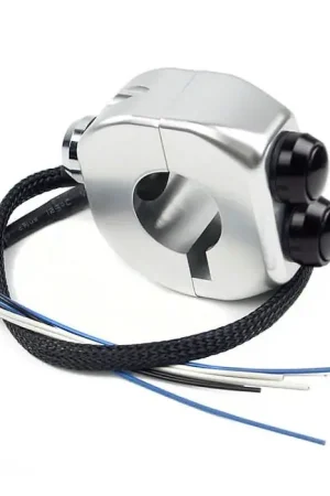 Direct Verzonden Stuurknop / stuurschakelaar met 3 knoppen voor 1" stuur Craftride Switch chrome