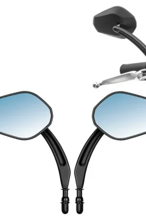 Spiegel met E-keur compatibel met Harley Davidson Street Glide / Special achteruitkijkspiegel ECE Craftride HDE2 zwart Nieuwe Collectie