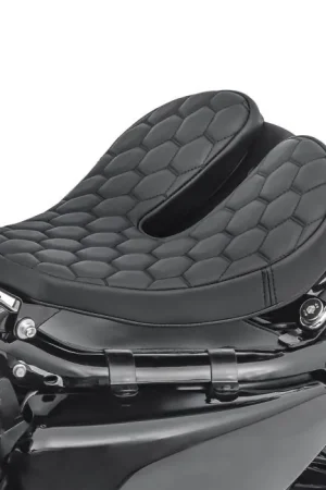 Budget Solo zadel passend voor Harley Davidson Sportster 883 Iron 10-20 veerzadel Craftride SK3 zwart