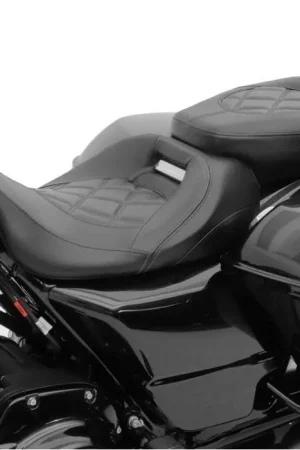 Gratis Verzending Zadel passend voor Harley Davidson Street Glide Special 15-23 Craftride RH3 zwart