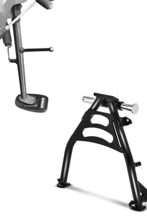 In De Mode Set: Middenbok compatibel met Honda Transalp XL 650 V 00-06 Middenstandaard + Zijstandaard Verbreder Y