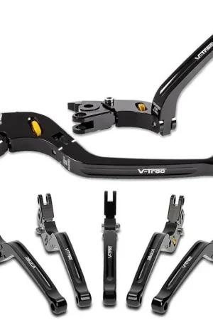 Superprijs Remhendel en koppelingshendel Set VX Safety compatibel met BMW S 1000 RR 19-25 V-Trec Hendelset opvouwbaar