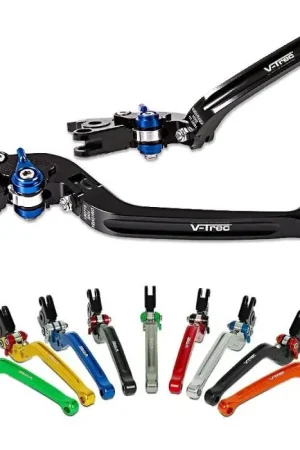 Gratis Retour Remhendel en Koppelingshendel Safety compatibel met Ducati Panigale V2 20-24 V-Trec Hendelset opvouwbaar