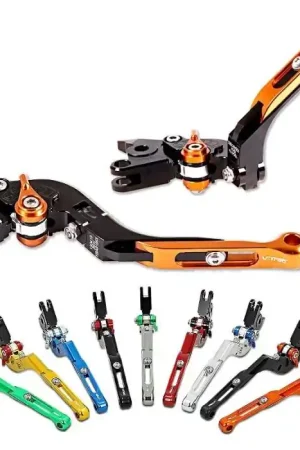 Rem en Koppelingshendel Set Vario 2 compatibel met BMW K 1200 R 05-08 V-Trec Hendelset opvouwbaar en lengte verstelbaar Lage Kosten