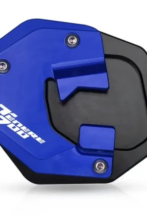 Alleen Vandaag Zijstandaard voet vergroting compatibel met Yamaha Tenere 700 19-24 Motoguard blauw