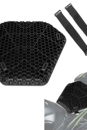 Motor zadelkussen Gel TPE Tourtecs AC2 gel zitkussen L zwart Origineel