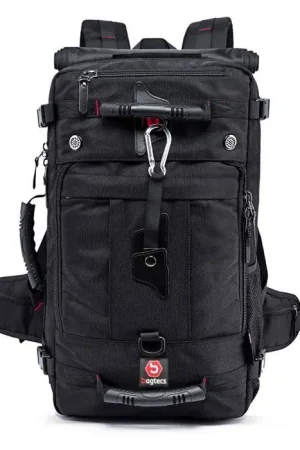 Superprijs Motor rugzak Bagtecs HK4 buddyseat tas 45Ltr in zwart