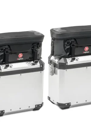 Gereduceerde Prijs Set 2x Koffer Top Tas voor aluminium koffers waterdicht dekseltas WP1 Bagtecs