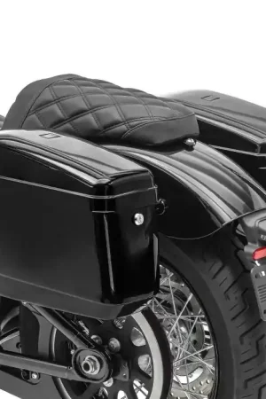 Nieuwe Collectie Chopper Hard zadeltassen (Paar) Craftride Nevada je 20 Liter zwart