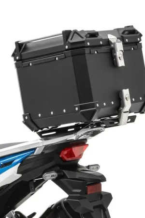 Motor topkoffer aluminium Bagtecs XB45 topcase 45 liter Universeel zwart Actieprijs