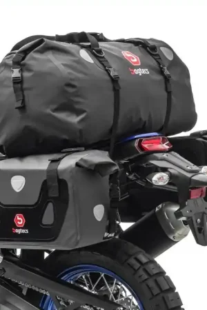 Motor Zadeltassen met achtertas Bagtecs RB25 + XF80 Dry Bag Vol. 130L Lage Kosten