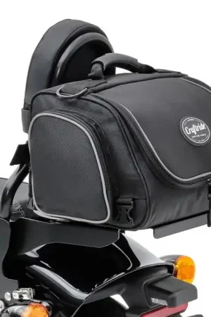 Plaats Bestelling Motor Sissybar Achtertas Craftride TM2 Achterzak 14 Liter zwart