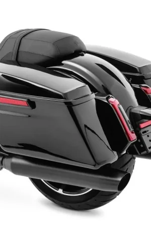 Exclusieve Aanbieding Zijkoffers passend voor Harley Davidson Touring Modelle 2014-23-25 Craftride Black Latch