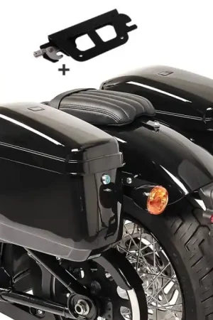 Direct Beschikbaar Harde zadeltassen koffers geschikt compatibel met chopper / custombikes 18-25 afneembar Nevada Craftride