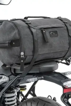 Speciale Aanbieding Motor Buddyseat Tas Vintage 25L Canvas Rugzak Bagagerol achtertas grijs Craftride