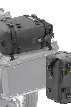 Beperkte Voorraad Set 2x Top tas voor aluminium koffer / dekseltas zijkoffer topkoffer Bagtecs KH2