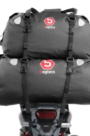 Tijdelijk Beschikbaar Motor Buddyseat Tas Set Bagtecs XF80 + XF60 Drybag Waterbestendig achtertas 140l