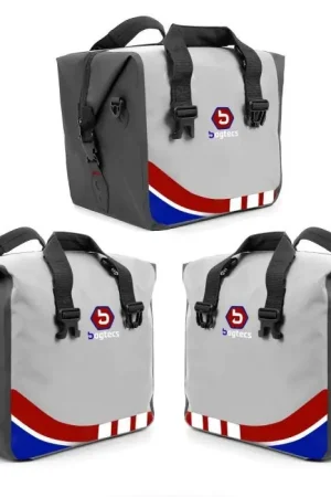 Plaats Bestelling Binnetassen Aluminium Koffers + topkoffer compatibel met BMW R 1250 GS / Adventure 19-24 Bagtecs CLI