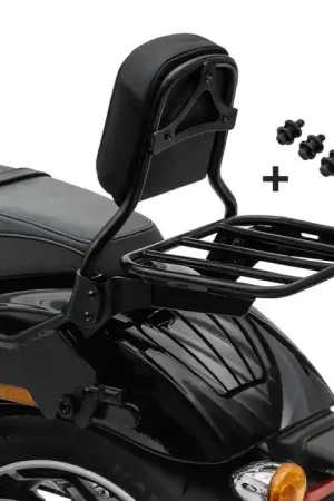 Sissybar geschikt voor Harley Davidson Sport Glide 18-25 + dockingkit bevestiging + bagagerek voor sissybar Hete Deal