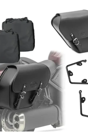 Zadeltassen met houder compatibel met Honda Rebel 500 CMX 17-25 Fargo 13l zijtas (Paar) Fabrieksprijs