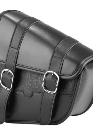 Achterbrug tas links compatibel met Harley Davidson Softail 00-17 zadeltas Craftride HT31 zwart Beperkte Voorraad