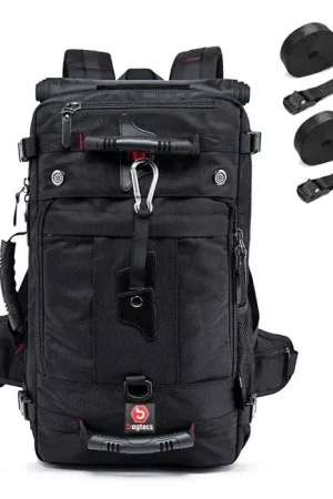 Uitverkoop Motor rugzak Bagtecs HK2 buddyseat tas incl. spanbanden 35Ltr in zwart