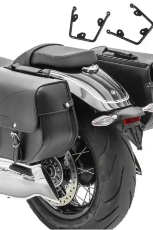 Set Zadeltassen + houders compatibel met Kawasaki Vulcan S 15-25 Craftride Oregon rechts-links Laatste Kans