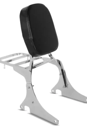 Sissy Bar + Bagagedrager compatibel met Kawasaki VN 800 / Classic chrome Craftride Superprijs