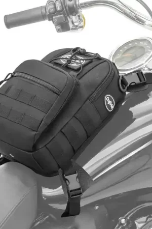 Veilige Betaling Motorfiets tanktas Craftride Dark Gear 9L met riembevestiging