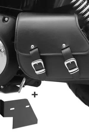 Hete Deal Achterbrug tas + zadeltas houder passend voor Harley Davidson Dyna Dayton 7l