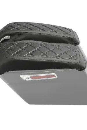 Express Levering Hoes passend voor Deksel zijkoffer passend voor Harley Davidson Touring Models 14-25 Hoes Craftride zwart