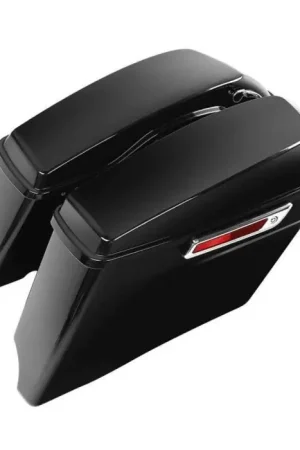Zijkoffers passend voor Harley Davidson CVO Street Glide 14-22 Craftride Stretched SC2 Zadeltassen zwart Betaalbaar