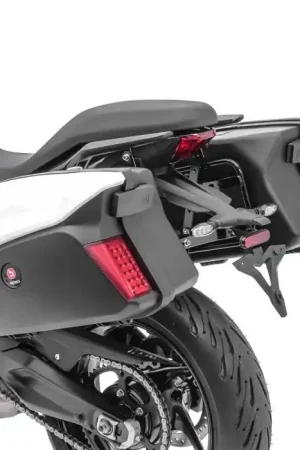 Zijkoffers + kofferrek Bagtecs PX74 motor Koffers Universeel witt Betaalbaar