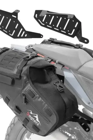 Set Zijtassen MT142 + Zijdrager voor KTM 390 Adventure 20-24 Bagtecs TW59 Wereldwijde Verzending