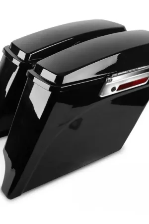 Zijkoffers passend voor Harley Davidson Touring 94-13 Craftride Stretched 35Ltr in zwart Ambachtelijk