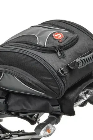 Beperkte Voorraad Motorfiets Buddyseat tas X20 Vario Bagtecs achterste zadeltas 14-20Ltr in zwart