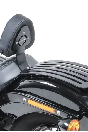 Bestseller Set Rijder rugleuning en Bagagerek passend voor Harley Davidson Softail Street Bob 18-25 Craftride Sissy Bar