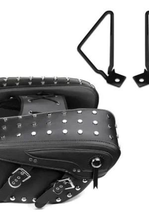 Zadeltassen VH6 + Zadeltassen Houder Universal zwart Craftride Voordeelprijs