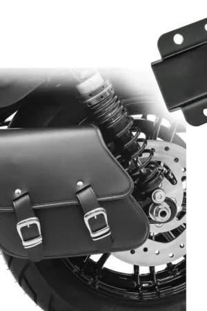 Achterbrug tas + zadeltas houder passend voor Harley Davidson Sportster Dayton 7l Merkproduct