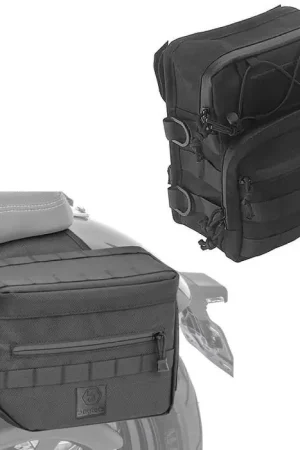 Luxe Zadeltassen Club Style DC1 + stuurtas Club Style DC2 zwart