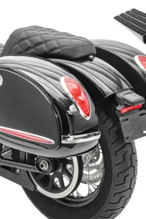 Uitverkoop Motorfiets Harde Zadeltassen Craftride Alabama 33Ltr incl montagekit Zijkoffers rechts en links in zwart