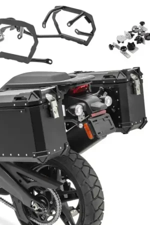 Zijkoffers aluminium + kofferrek passend voor Harley Davidson Pan America 1250 21-25 Bagtecs XW30-38 zwart Betrouwbaar