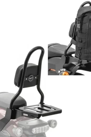 Voordeelprijs Sissybar compatibel met Honda Rebel 1100 CMX 21-25 Fast Rider-M incl. bagagerek + sissybar tas