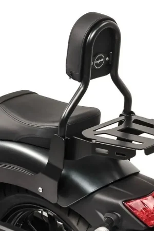 Sissybar CL3 compatibel met Kawasaki Vulcan S / Café 15-25 met bagagedrager zwart Craftride Actieprijs