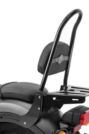 Korting Sissy Bar met Bagagerek compatibel met Honda Rebel 500 CMX 17-25 zwart Casual L Craftride